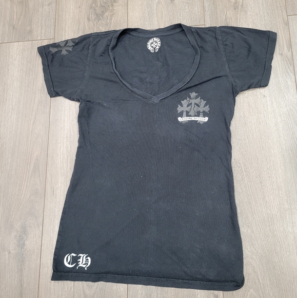 Chrome Hearts Women's Black T-Shirt - Size Small - Picture 2 of 12